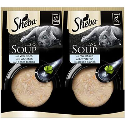 Sheba Multipack Soup mokra karma dla kota w woreczku porcjowanym biała ryba 40 x 40 g Sheba Multipack Soup mokra karma dla kota w woreczku porcjowanym biała ryba 40 x 40 g