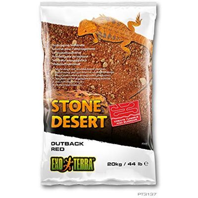 Exo Terra PT3137 Outback Red Stone Desert podłoga pustynna do terrariów, plastyczna, czerwona, 20 kg Exo Terra PT3137 Outback Red Stone Desert podłoga pustynna do terrariów, plastyczna, czerwona, 20 kg