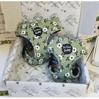 Pet Pooch Boutique Uprząż dla psa Green Meadow Daisy M Pet Pooch Boutique Uprząż dla psa Green Meadow Daisy M
