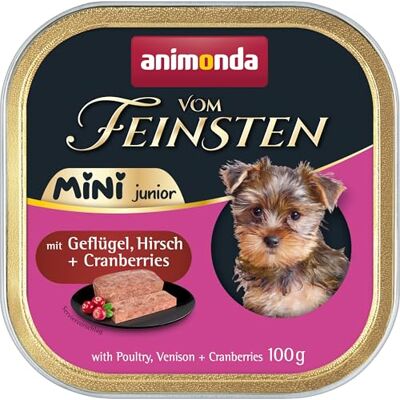 Animonda Junior Mini z drobiem, jeleniem i żurawiną 32 x 100 g Animonda Junior Mini z drobiem, jeleniem i żurawiną 32 x 100 g