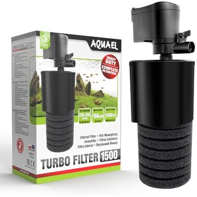 Aquael Filtr Turbo 1500 – Kompletna filtracja Filtr wewnętrzny do akwariów słodkowodnych 250-350 l 1500 l/h 22 W napowietrzanie + regulacja Aquael Filtr Turbo 1500 – Kompletna filtracja Filtr wewnętrzny do akwariów słodkowodnych 250-350 l 1500 l/h 22 W napowietrzanie + regulacja