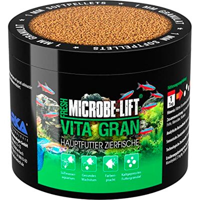 ARKA MICROBE-LIFT Vita Gran karma dla ryb w każdym akwarium słodkowodnym, 1 opakowanie (1 x 300 g) ARKA MICROBE-LIFT Vita Gran karma dla ryb w każdym akwarium słodkowodnym, 1 opakowanie (1 x 300 g)