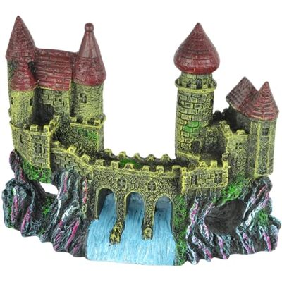 Supa Zamek i Most Akwarium/Ornament akwarium Realistyczny detal Ok. 6,5 cm (dł.) x 16,5 cm (szer.) x 13 cm (wys.) Supa Zamek i Most Akwarium/Ornament akwarium Realistyczny detal Ok. 6,5 cm (dł.) x 16,5 cm (szer.) x 13 cm (wys.)