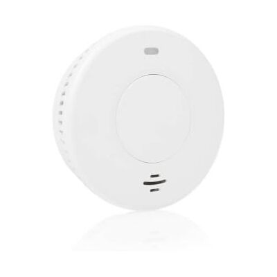 Smartwares FSM-12001 czujnik dymu etykieta Q zapieczętowana bateria 10 lat czujnik optyczny podświetlane wskaźniki przycisk testowy cicha funkcja FSM-12001 Smartwares FSM-12001 czujnik dymu etykieta Q zapieczętowana bateria 10 lat czujnik optyczny podświetlane wskaźniki przycisk testowy cicha funkcja FSM-12001