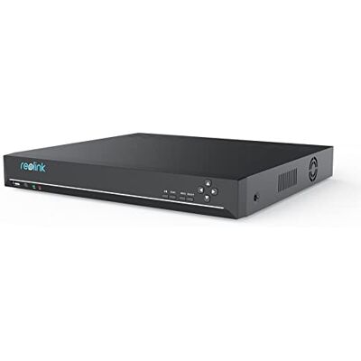 Reolink 12MP NVR 36-kanałowy system CCTV, 3 sloty na dyski twarde, brak w zestawie, obsługa kamer IP 12MP/4K/5MP/4MP HD Nagrywanie monitoring 24/7, zintegrowany system alarmowy O/I, RLN36 Reolink 12MP NVR 36-kanałowy system CCTV, 3 sloty na dyski twarde, brak w zestawie, obsługa kamer IP 12MP/4K/5MP/4MP HD Nagrywanie monitoring 24/7, zintegrowany system alarmowy O/I, RLN36
