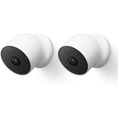 Google Nest Cam kamera bezpieczeństwa, wewnętrzna i zewnętrzna, bateria 2 szt., biała Google Nest Cam kamera bezpieczeństwa, wewnętrzna i zewnętrzna, bateria 2 szt., biała