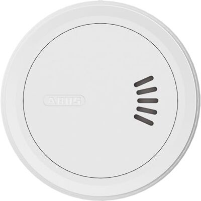 ABUS Prefira Mini kompaktowa czujka dymu z certyfikatem Q-Label, 10-letnia bateria, redukcja fałszywych alarmów, optyczne wykrywanie podwójnej diody LED, adaptacyjna dioda LED, uchwyt magnetyczny i ABUS Prefira Mini kompaktowa czujka dymu z certyfikatem Q-Label, 10-letnia bateria, redukcja fałszywych alarmów, optyczne wykrywanie podwójnej diody LED, adaptacyjna dioda LED, uchwyt magnetyczny i