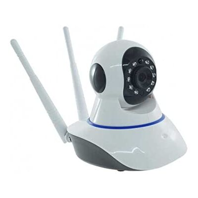 GC GLOBALCOMMERCE Bezprzewodowa kamera IP 1080P Zmotoryzowany nadzór wideo z podczerwienią z 3 antenami Wi-Fi z noktowizorem GC GLOBALCOMMERCE Bezprzewodowa kamera IP 1080P Zmotoryzowany nadzór wideo z podczerwienią z 3 antenami Wi-Fi z noktowizorem