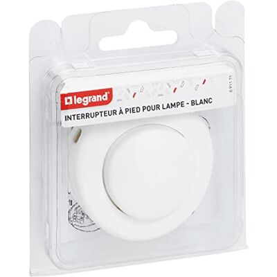 Legrand leg91171 2 A przełącznik nogowy do lamp ø 65 mm biały Legrand leg91171 2 A przełącznik nogowy do lamp ø 65 mm biały