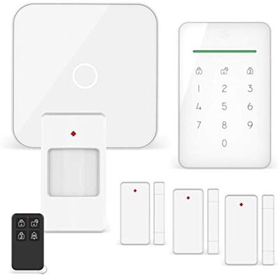 ELRO AS90S Home+ Bezprzewodowy inteligentny system alarmowy WiFi funkcja GSM ze stacją bazową, jednostką sterującą, czujnikiem ruchu, 3x styk drzwi/okno i pilotem zdalnego sterowania ELRO AS90S Home+ Bezprzewodowy inteligentny system alarmowy WiFi funkcja GSM ze stacją bazową, jednostką sterującą, czujnikiem ruchu, 3x styk drzwi/okno i pilotem zdalnego sterowania