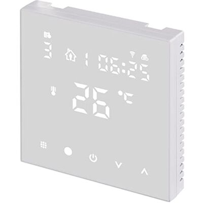 EMOS GoSmart termostat pokojowy WiFi do ogrzewania podłogowego z aplikacją, programowalny inteligentny termostat z czujnikiem podłogi, regulowana histereza, kompatybilny z Tuya, Smart Life, Alexa, EMOS GoSmart termostat pokojowy WiFi do ogrzewania podłogowego z aplikacją, programowalny inteligentny termostat z czujnikiem podłogi, regulowana histereza, kompatybilny z Tuya, Smart Life, Alexa,