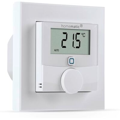 Homematic IP 150628A0 Termostat Ścienny Z Wyjściem Przełączającym, Biały, 5.4 x 8.6 x 8.6 cm Homematic IP 150628A0 Termostat Ścienny Z Wyjściem Przełączającym, Biały, 5.4 x 8.6 x 8.6 cm
