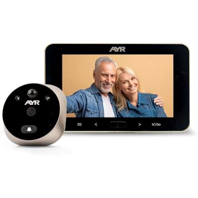 AYR Cyfrowa wizjer 759-HD Lite Full HD. Satynowe wykończenie niklowe. AYR Cyfrowa wizjer 759-HD Lite Full HD. Satynowe wykończenie niklowe.