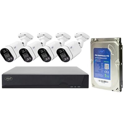 PNI Pakiet do monitoringu wideo POE House IPMAX POE 5, NVR, 4 kamery z IP 5 MP i SafeHouse 1 TB HDD w zestawie PNI Pakiet do monitoringu wideo POE House IPMAX POE 5, NVR, 4 kamery z IP 5 MP i SafeHouse 1 TB HDD w zestawie