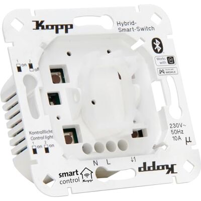 Kopp 833403010 inteligentny przycisk hybrydowy, biały Kopp 833403010 inteligentny przycisk hybrydowy, biały