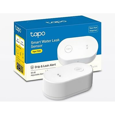 Tapo Tp-Link T300 Czujnik Wycieku Wody, Biały, 90 db Tapo Tp-Link T300 Czujnik Wycieku Wody, Biały, 90 db