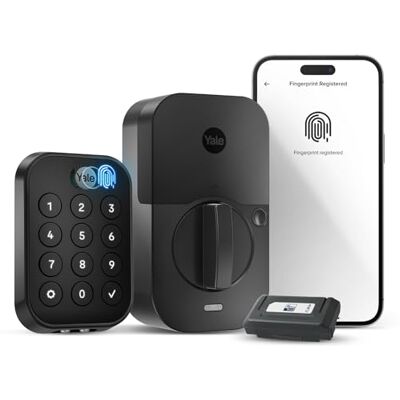Yale Assure Lock 2 Touch zasuwa, czarny zamsz, bez klucza, inteligentny zamek wejściowy z klawiaturą z ekranem dotykowym Z-Wave (ZW3) do wprowadzania kodu i zdalnego dostępu, YRD430-F-ZW3-BSP Yale Assure Lock 2 Touch zasuwa, czarny zamsz, bez klucza, inteligentny zamek wejściowy z klawiaturą z ekranem dotykowym Z-Wave (ZW3) do wprowadzania kodu i zdalnego dostępu, YRD430-F-ZW3-BSP