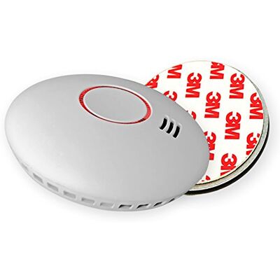 Nemaxx 12 x HW-2 czujnik dymu i ciepła z połączonym czujnikiem dymu i ciepła zgodnie z DIN EN 14604 12 x NX1 samoprzylepna podkładka mocująca Nemaxx 12 x HW-2 czujnik dymu i ciepła z połączonym czujnikiem dymu i ciepła zgodnie z DIN EN 14604 12 x NX1 samoprzylepna podkładka mocująca