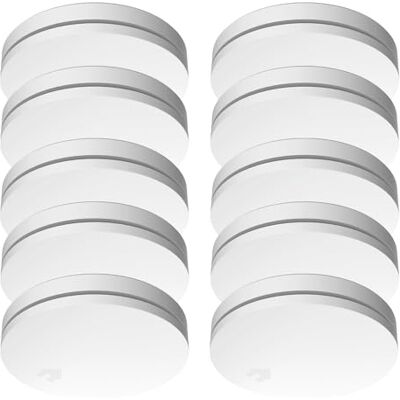 ELRO 10-Pack FS4610 Ultracienka Konstrukcja 10 lat baterii Zgodność z normą europejską EN14604 Biały 10 sztuk ELRO 10-Pack FS4610 Ultracienka Konstrukcja 10 lat baterii Zgodność z normą europejską EN14604 Biały 10 sztuk