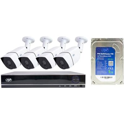 PNI House PTZ1300 Full HD AHD zestaw do monitoringu wideo z 4 kamerami zewnętrznymi 2 MP, kamerami zewnętrznymi 1080P i SafeHouse 1 TB w zestawie PNI House PTZ1300 Full HD AHD zestaw do monitoringu wideo z 4 kamerami zewnętrznymi 2 MP, kamerami zewnętrznymi 1080P i SafeHouse 1 TB w zestawie