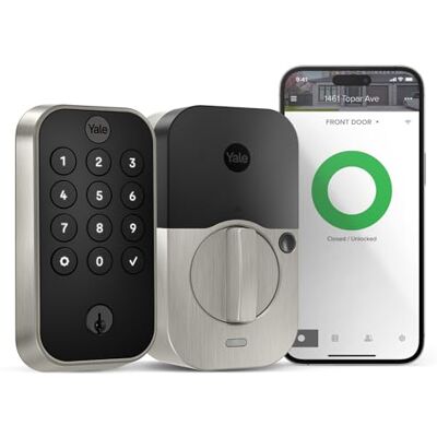 Yale Security Assure Lock 2 YRD410-WF1-619 z Wi-Fi, klawiatura Smart Lock z kluczem zapasowym w satynowanym niklu Yale Security Assure Lock 2 YRD410-WF1-619 z Wi-Fi, klawiatura Smart Lock z kluczem zapasowym w satynowanym niklu
