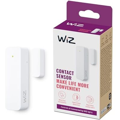 WiZ Czujnik Kontaktu – Monitorowanie Domu, Alerty w Czasie Rzeczywistym, Alarmy Świetlne, Łatwa Konfiguracja, Powiadomienia, Sterowanie Aplikacją, Współpracuje z Kamerą i Światłami . WiZ Czujnik Kontaktu – Monitorowanie Domu, Alerty w Czasie Rzeczywistym, Alarmy Świetlne, Łatwa Konfiguracja, Powiadomienia, Sterowanie Aplikacją, Współpracuje z Kamerą i Światłami .