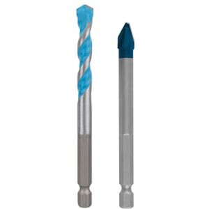Bosch Professional Zestaw 2 wierteł EXPERT HEX-9 Hard Ceramic i Multi Construction (do betonu, miękkich płytek, Ø 8,0, 8,0 mm, akcesoriów do wierteł/wkrętaków) Bosch Professional Zestaw 2 wierteł EXPERT HEX-9 Hard Ceramic i Multi Construction (do betonu, miękkich płytek, Ø 8,0, 8,0 mm, akcesoriów do wierteł/wkrętaków)