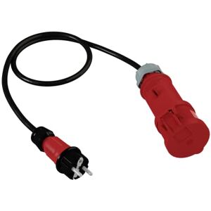 Doktorvolt Adapter 1 m 230 V wtyczka unischuko na prąd mocny 16 A 230 V 5P złącze Doktorvolt Adapter 1 m 230 V wtyczka unischuko na prąd mocny 16 A 230 V 5P złącze