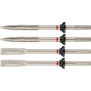 HILTI TE-YX SM/FM 36 zestaw dłut (2 spiczaste, 2 wąskie, płaskie) SDS-max (TE-Y) samoostrzące się bity do rozbiórki betonu i muru, wymiary: długość 360 mm (2241997) HILTI TE-YX SM/FM 36 zestaw dłut (2 spiczaste, 2 wąskie, płaskie) SDS-max (TE-Y) samoostrzące się bity do rozbiórki betonu i muru, wymiary: długość 360 mm (2241997)
