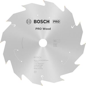 Bosch 1x Tarcza pilarska PRO Wood do bezprzewodowych ręcznych pilarek tarczowych (do Miękkie drewno, Twarde drewno, Ø mm, Professional Akcesoria Ręczna pilarka tarczowa) Bosch 1x Tarcza pilarska PRO Wood do bezprzewodowych ręcznych pilarek tarczowych (do Miękkie drewno, Twarde drewno, Ø mm, Professional Akcesoria Ręczna pilarka tarczowa)
