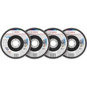 Bosch 15x Zestaw tarcz listkowych X451 (do Stal, Aluminiowy, Ø 125 mm, Ziarnistość 40, 60, 80, 120, Professional Akcesoria Duża szlifierka kątowa) Bosch 15x Zestaw tarcz listkowych X451 (do Stal, Aluminiowy, Ø 125 mm, Ziarnistość 40, 60, 80, 120, Professional Akcesoria Duża szlifierka kątowa)