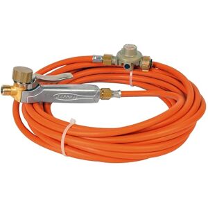 EXPRESS 6196 lutownica lampa lutownicza z zapłonem piezoelektrycznym, rynna dachowa, palnik lutowniczy, zestaw akcesoriów do lutowania, z metalowym uchwytem + wąż 10 m + reduktor ciśnienia 4 bar EXPRESS 6196 lutownica lampa lutownicza z zapłonem piezoelektrycznym, rynna dachowa, palnik lutowniczy, zestaw akcesoriów do lutowania, z metalowym uchwytem + wąż 10 m + reduktor ciśnienia 4 bar