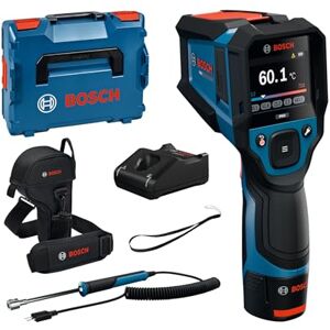 Bosch PRO Termo‑detektor GIS12V‑800‑16 (duży wyświetlacz, złącze Typ K z sondą powierzchniową, 20:1, IP54, Dual Power, akumulator i ładowarka) Bosch PRO Termo‑detektor GIS12V‑800‑16 (duży wyświetlacz, złącze Typ K z sondą powierzchniową, 20:1, IP54, Dual Power, akumulator i ładowarka)