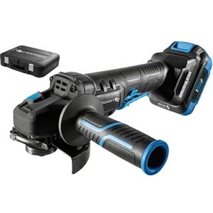 Högert Technik Akumulatorowa szlifierka kątowa zestaw 18 V, 125 mm, silnik bezszczotkowy, przełącznik wiosłowy, 8000 obr./min, akumulator 4,0 Ah, ładowarka 4 A, walizka, oświetlenie LED, do metalu i Högert Technik Akumulatorowa szlifierka kątowa zestaw 18 V, 125 mm, silnik bezszczotkowy, przełącznik wiosłowy, 8000 obr./min, akumulator 4,0 Ah, ładowarka 4 A, walizka, oświetlenie LED, do metalu i