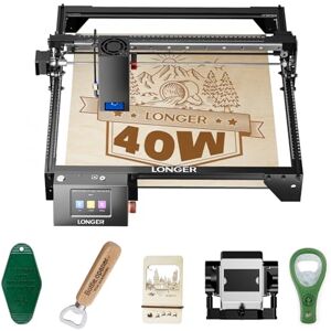 Longer RAY5 Grawer laserowy, 40 W, szybkie cięcie laserowe do 24000 mm/min, ekran dotykowy 3,5", aplikacja sterująca offline, cięcie laserowe DIY do drewna, metalu, szkła i skóry Longer RAY5 Grawer laserowy, 40 W, szybkie cięcie laserowe do 24000 mm/min, ekran dotykowy 3,5", aplikacja sterująca offline, cięcie laserowe DIY do drewna, metalu, szkła i skóry