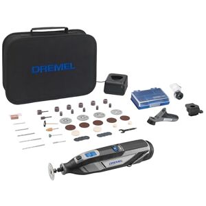 Dremel 8240 akumulatorowe narzędzie obrotowe 12V 2Ah, akumulator litowo-jonowy, zestaw narzędzi z 3 przystawkami, 45 akcesoriów, zmienna prędkość 5.000-35.000 obr. Dremel 8240 akumulatorowe narzędzie obrotowe 12V 2Ah, akumulator litowo-jonowy, zestaw narzędzi z 3 przystawkami, 45 akcesoriów, zmienna prędkość 5.000-35.000 obr.