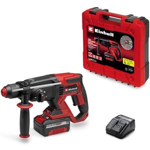 Einhell TE-HD 18/20 Li akumulatorowy młot udarowo-obrotowy (1 x 4,0 Ah) Power X-Change (18 V, 1,8 J, SDS-plus, moc wiercenia 20 mm w betonie, 4 funkcje, w zestawie akumulator 4,0 Ah + ładowarka) Einhell TE-HD 18/20 Li akumulatorowy młot udarowo-obrotowy (1 x 4,0 Ah) Power X-Change (18 V, 1,8 J, SDS-plus, moc wiercenia 20 mm w betonie, 4 funkcje, w zestawie akumulator 4,0 Ah + ładowarka)