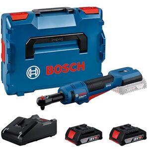 Bosch 18V System Akumulatorowy klucz grzechotkowy GRC 18V-60 (zestaw: 2 akumulatory GBA 2,0 Ah, ładowarka GAL 18V-40, walizka L-BOXX) Bosch 18V System Akumulatorowy klucz grzechotkowy GRC 18V-60 (zestaw: 2 akumulatory GBA 2,0 Ah, ładowarka GAL 18V-40, walizka L-BOXX)