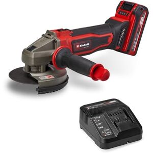 Einhell akumulatorowa szlifierka kątowa TE-AG 18/125-2 Li Kit Power X-Change (18 V, średnica tarczy szlifierskiej: 125 mm, głębokość cięcia: 33 mm, miękki start, ochrona tarczy szlifierskiej, bez Einhell akumulatorowa szlifierka kątowa TE-AG 18/125-2 Li Kit Power X-Change (18 V, średnica tarczy szlifierskiej: 125 mm, głębokość cięcia: 33 mm, miękki start, ochrona tarczy szlifierskiej, bez
