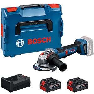 Bosch PRO 18V System Akumulatorowa szlifierka kątowa GWS18V-11PS (akumulator GBA 18V 5.0Ah, ładowarka GAL 12V/18V-80, zestaw w walizce L-BOXX) Bosch PRO 18V System Akumulatorowa szlifierka kątowa GWS18V-11PS (akumulator GBA 18V 5.0Ah, ładowarka GAL 12V/18V-80, zestaw w walizce L-BOXX)