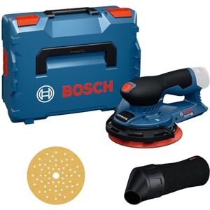 Bosch 12V System Akumulatorowa szlifierka mimośrodowa GEX 12V-150-3 (talerz szlifierski, papier ścierny, pierścień ochronny, worek na pył, walizka L-BOXX 162) Bosch 12V System Akumulatorowa szlifierka mimośrodowa GEX 12V-150-3 (talerz szlifierski, papier ścierny, pierścień ochronny, worek na pył, walizka L-BOXX 162)