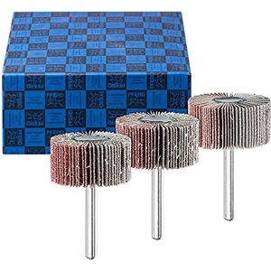 PFERD 44498003 zestaw szlifierek wachlarzowych F, 3-częściowy Korund Ø40x20mm ø trzonka 6mm A60, 80, 120 do szlifowania końcowego i wykończenia, 40x20 mm PFERD 44498003 zestaw szlifierek wachlarzowych F, 3-częściowy Korund Ø40x20mm ø trzonka 6mm A60, 80, 120 do szlifowania końcowego i wykończenia, 40x20 mm
