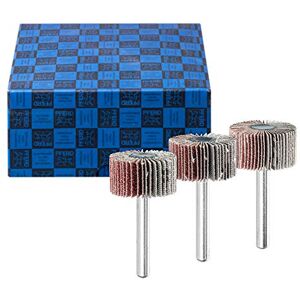 PFERD 44498002 zestaw szlifierek wachlarzowych F, 3-częściowy Korund Ø 30 x 15 mm ø trzonka 6 mm A60, 80, 120 do szlifowania końcowego i wykończenia, 30 x 15 mm PFERD 44498002 zestaw szlifierek wachlarzowych F, 3-częściowy Korund Ø 30 x 15 mm ø trzonka 6 mm A60, 80, 120 do szlifowania końcowego i wykończenia, 30 x 15 mm