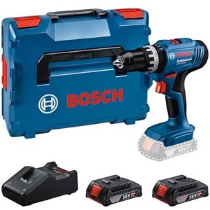 Bosch 18V System Akumulatorowa wiertarko-wkrętarka udarowa GSB 18V-25 (maks. Ø wkrętów 10 mm, 2 akumulatory GBA 2,0 Ah, ładowarka GAL 18V-40, walizka L-BOXX) Bosch 18V System Akumulatorowa wiertarko-wkrętarka udarowa GSB 18V-25 (maks. Ø wkrętów 10 mm, 2 akumulatory GBA 2,0 Ah, ładowarka GAL 18V-40, walizka L-BOXX)