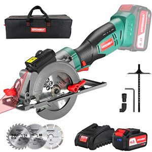 HYCHIKA Ręczna piła tarczowa - 18V, Laser, 48mm Głębokość cięcia HYCHIKA Ręczna piła tarczowa - 18V, Laser, 48mm Głębokość cięcia