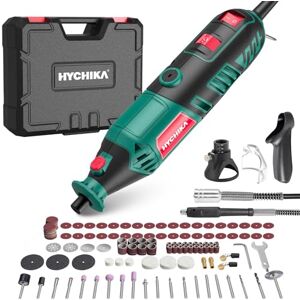 HYCHIKA BETTER TOOLS FOR BETTER LIFE HYCHIKA 170 W narzędzie obrotowe, zestaw narzędzi obrotowych o zmiennej prędkości obrotowej i wałku flex, 173-częściowy zestaw akcesoriów i narzędzie wielofunkcyjne o prędkości 8000-35000 obr./min, HYCHIKA BETTER TOOLS FOR BETTER LIFE HYCHIKA 170 W narzędzie obrotowe, zestaw narzędzi obrotowych o zmiennej prędkości obrotowej i wałku flex, 173-częściowy zestaw akcesoriów i narzędzie wielofunkcyjne o prędkości 8000-35000 obr./min,