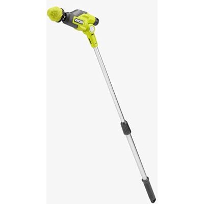 RYOBI Zmotoryzowana szczotka teleskopowa 4V 275-400 TR/min Wysięgnik od 0,8 m do 1,2 m głowica obrotowa 90° do 180° Ochrona baterii IPX7 Dostarczany z 1 średnicą szczotki. 89 mm i 1 RYOBI Zmotoryzowana szczotka teleskopowa 4V 275-400 TR/min Wysięgnik od 0,8 m do 1,2 m głowica obrotowa 90° do 180° Ochrona baterii IPX7 Dostarczany z 1 średnicą szczotki. 89 mm i 1