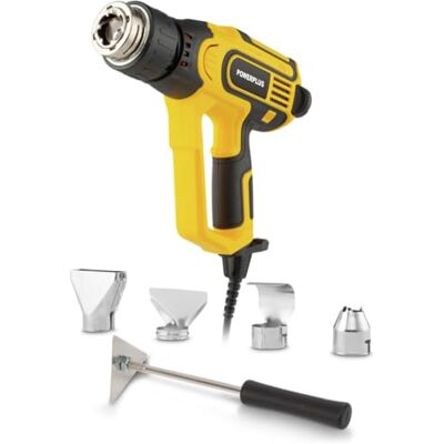 POWERPLUS Pistolet na gorące powietrze POWX1026 – opalarka 2300 W, maks. temperatura robocza: 660 °C POWERPLUS Pistolet na gorące powietrze POWX1026 – opalarka 2300 W, maks. temperatura robocza: 660 °C
