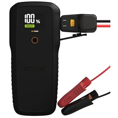 CTEK RB 4000 Przenośny Rozrusznik – Szczytowy Prąd Baterii 4000A, Booster do Akumulatorów 12V w Pojazdach Diesla i Benzynowych CTEK RB 4000 Przenośny Rozrusznik – Szczytowy Prąd Baterii 4000A, Booster do Akumulatorów 12V w Pojazdach Diesla i Benzynowych