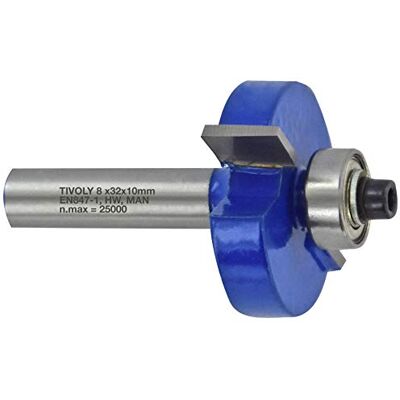 Tivoly XT60642067807 frezarka górnowrzecionowa z kokardką, średnica 31,8 mm, niebieska Tivoly XT60642067807 frezarka górnowrzecionowa z kokardką, średnica 31,8 mm, niebieska